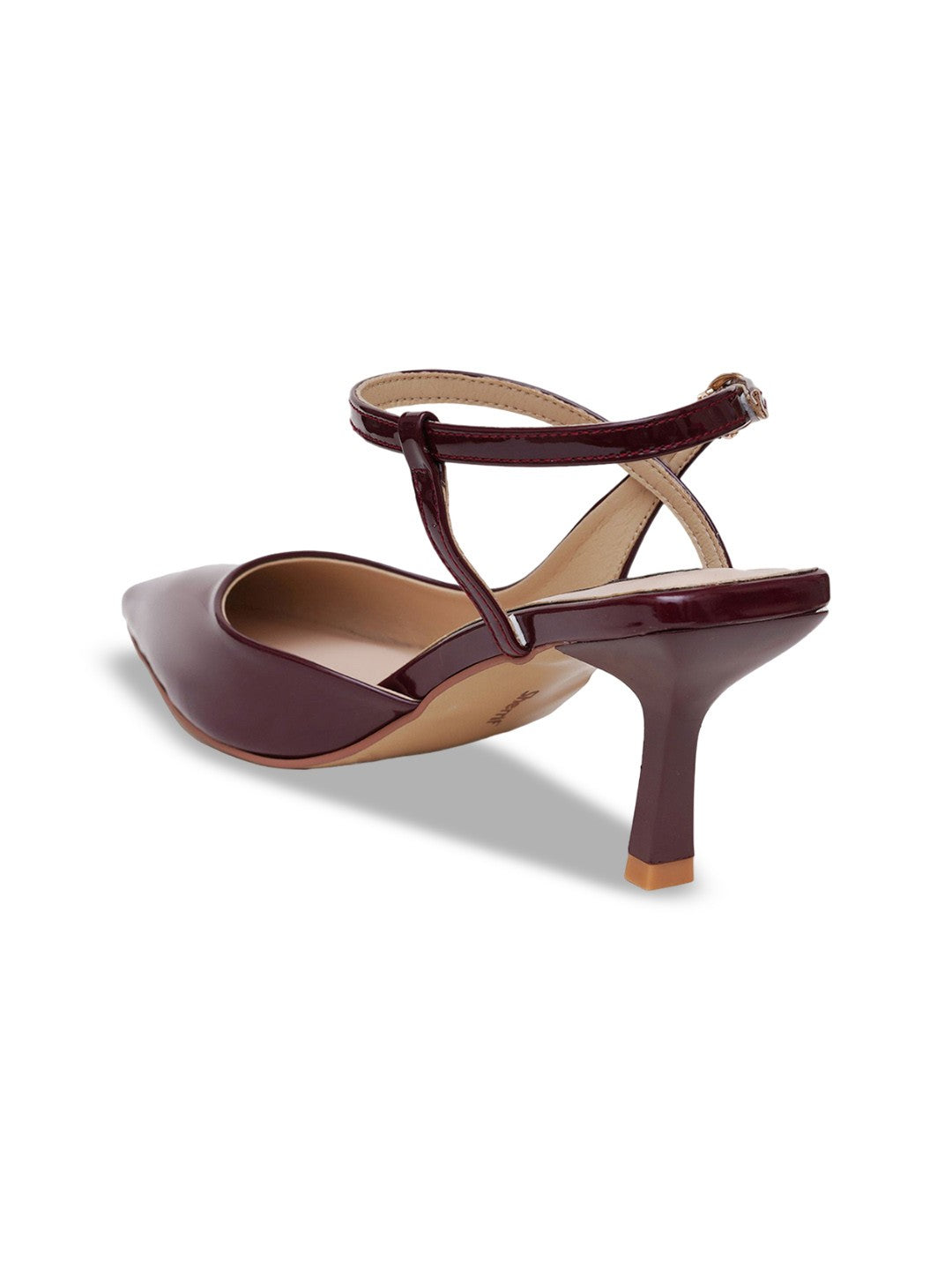 Sherrif Shoes Pointed Toe Slingback Backstrap Mules