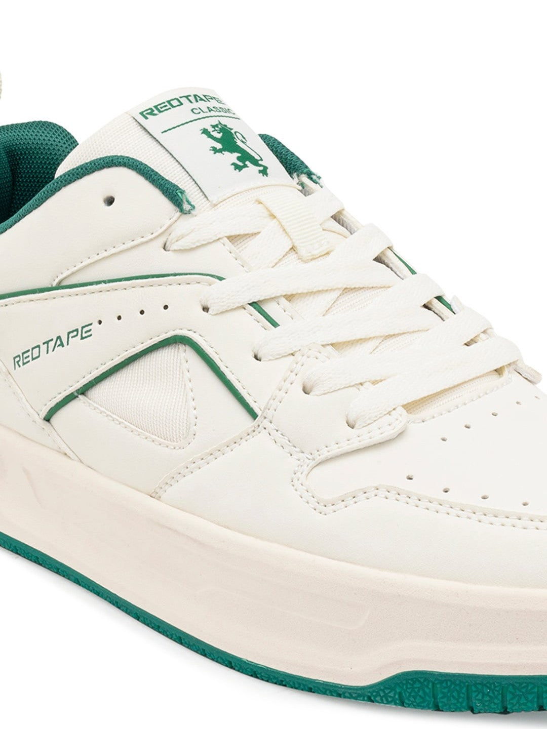 Red Tape Perforations Sneakers