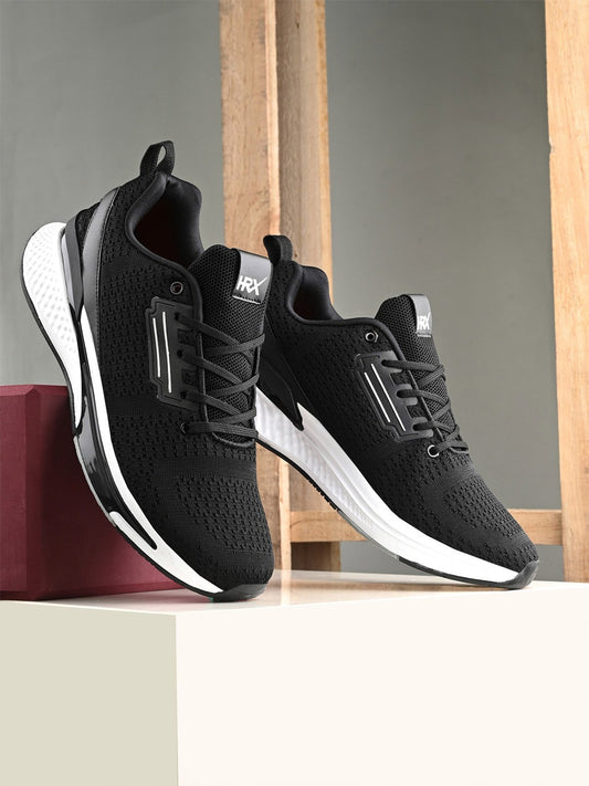 HRX by Hrithik Roshan Black Mesh Running Shoes