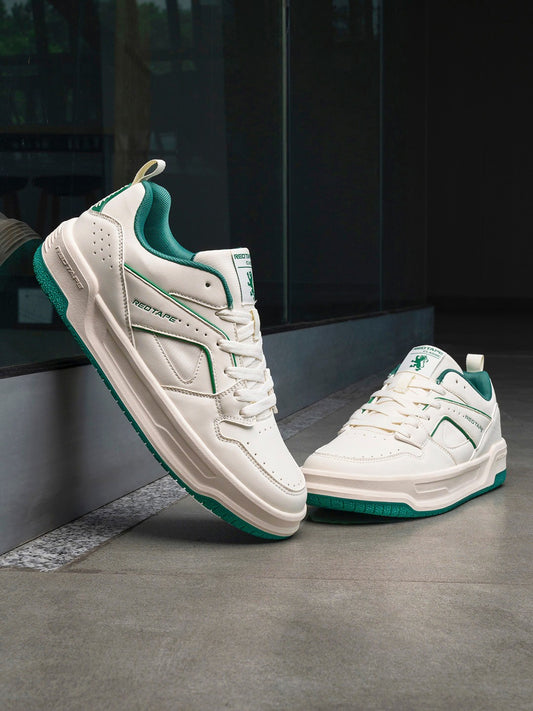 Red Tape Perforations Sneakers