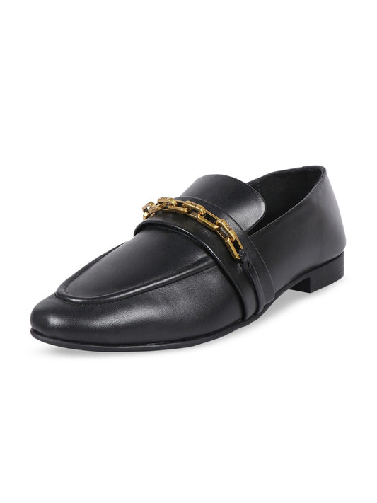 Hidesign Women Vienna Embellished Leather Loafers