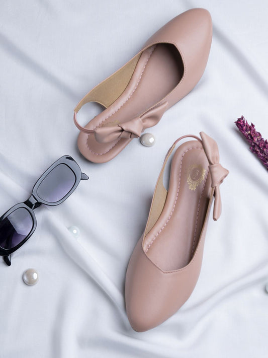 Shoetopia Girls Bow Detail Mules
