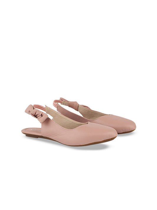 Shoetopia Girls Bow Detail Mules