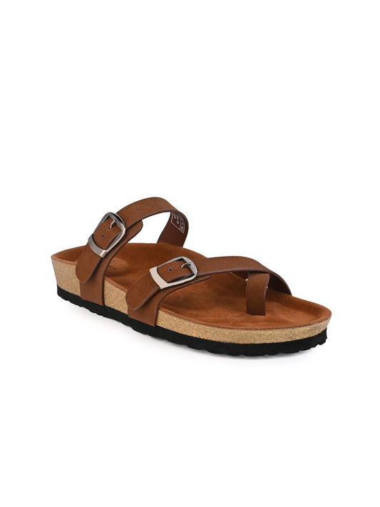 Mast & Harbour Women Suede Comfort Sandals