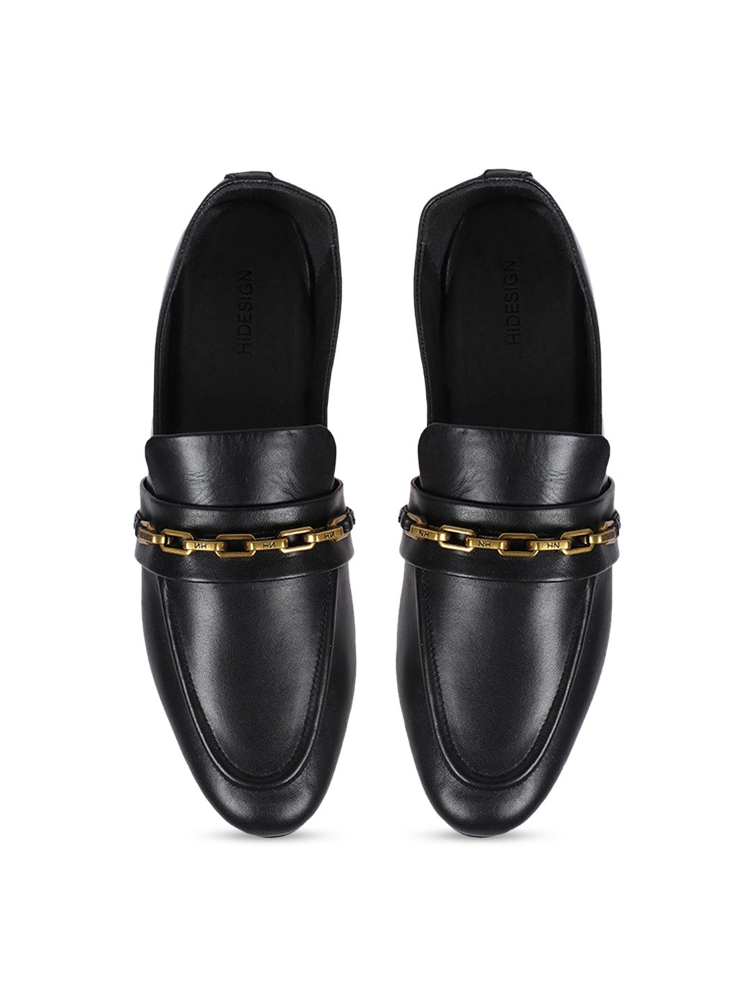 Hidesign Women Vienna Embellished Leather Loafers