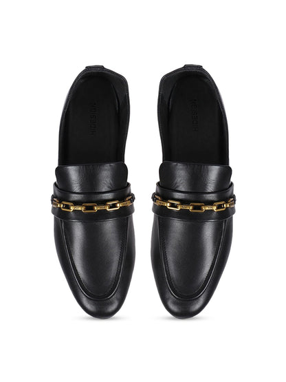 Hidesign Women Vienna Embellished Leather Loafers