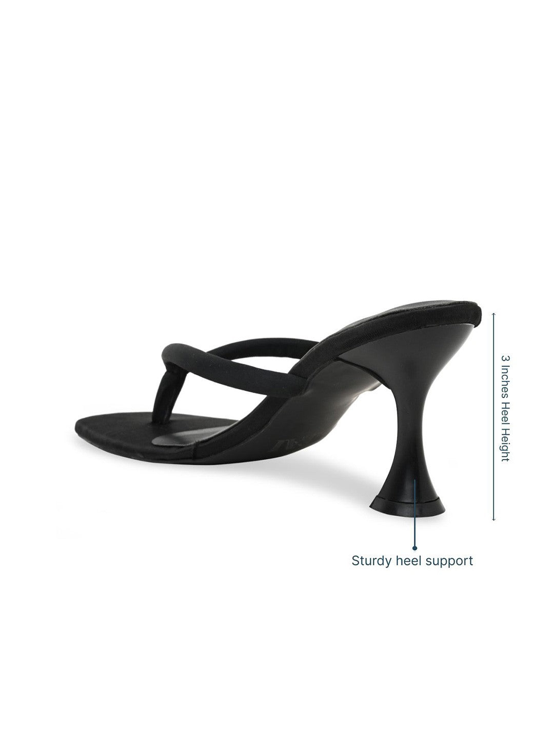 Theater Square Toe Block Slingback Heel Mules
