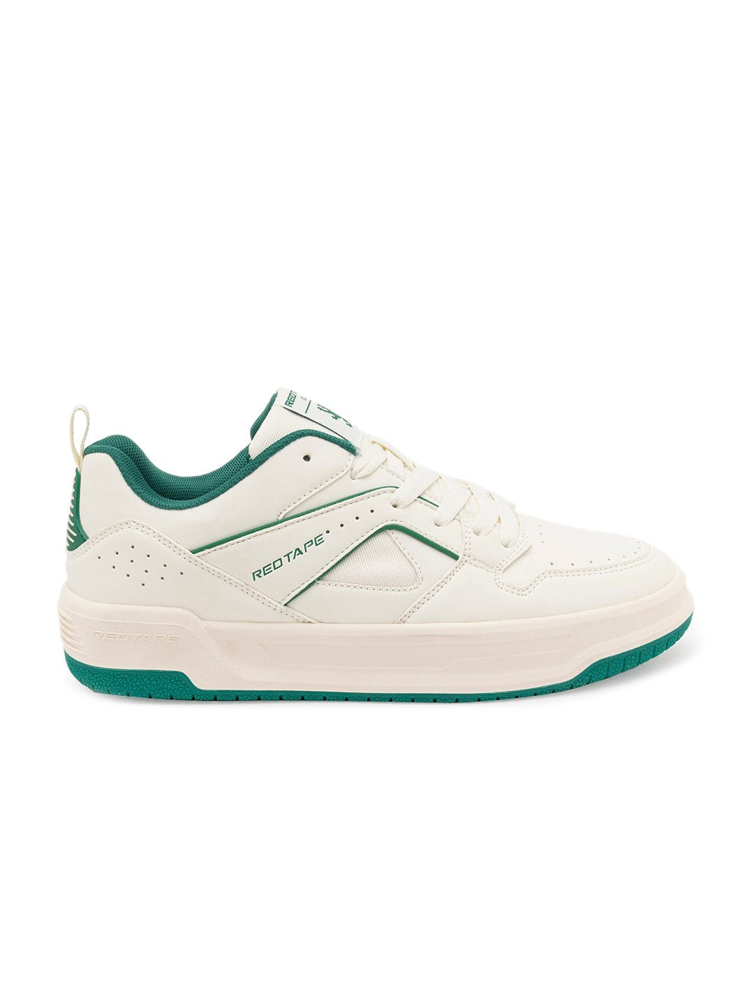 Red Tape Perforations Sneakers