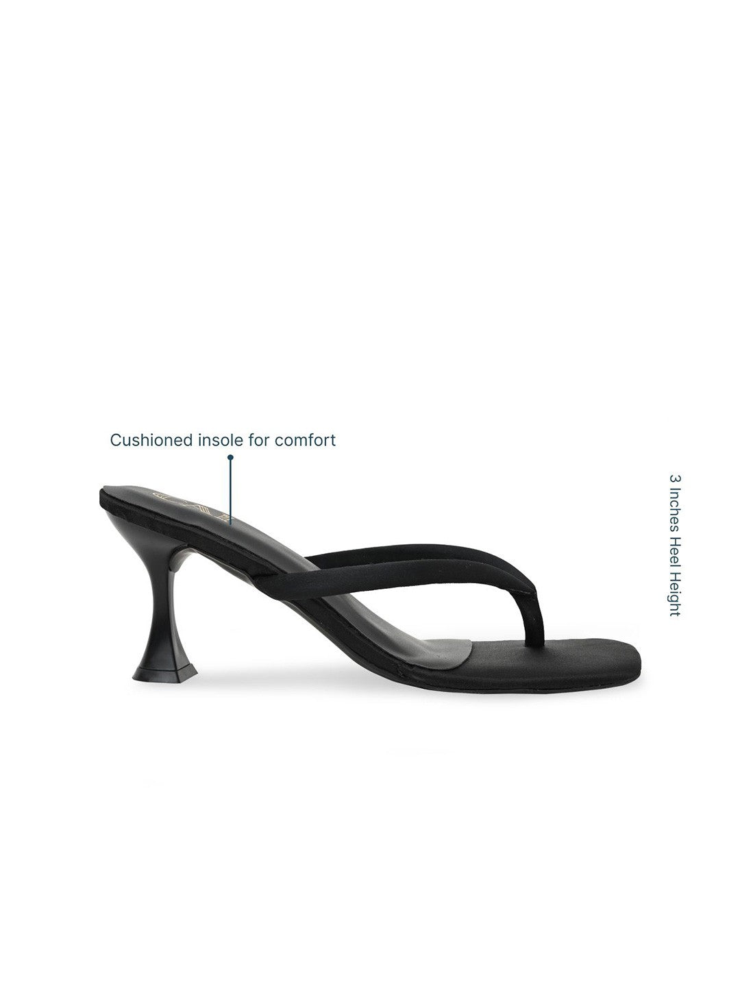 Theater Square Toe Block Slingback Heel Mules