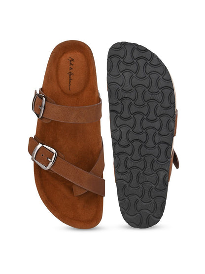 Mast & Harbour Women Suede Comfort Sandals