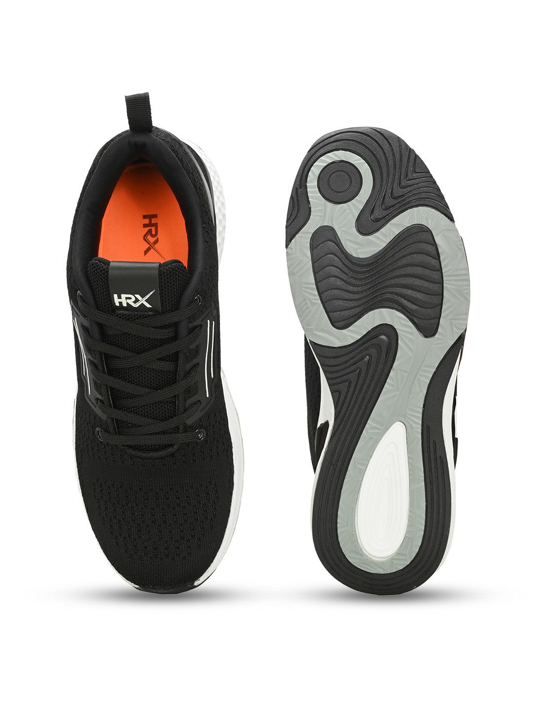 HRX by Hrithik Roshan Black Mesh Running Shoes