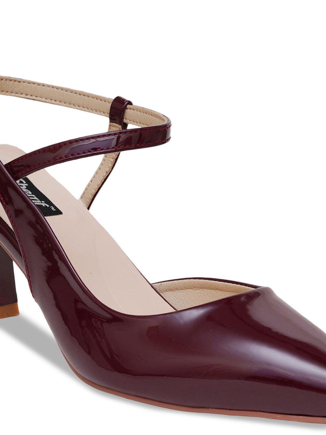 Sherrif Shoes Pointed Toe Slingback Backstrap Mules