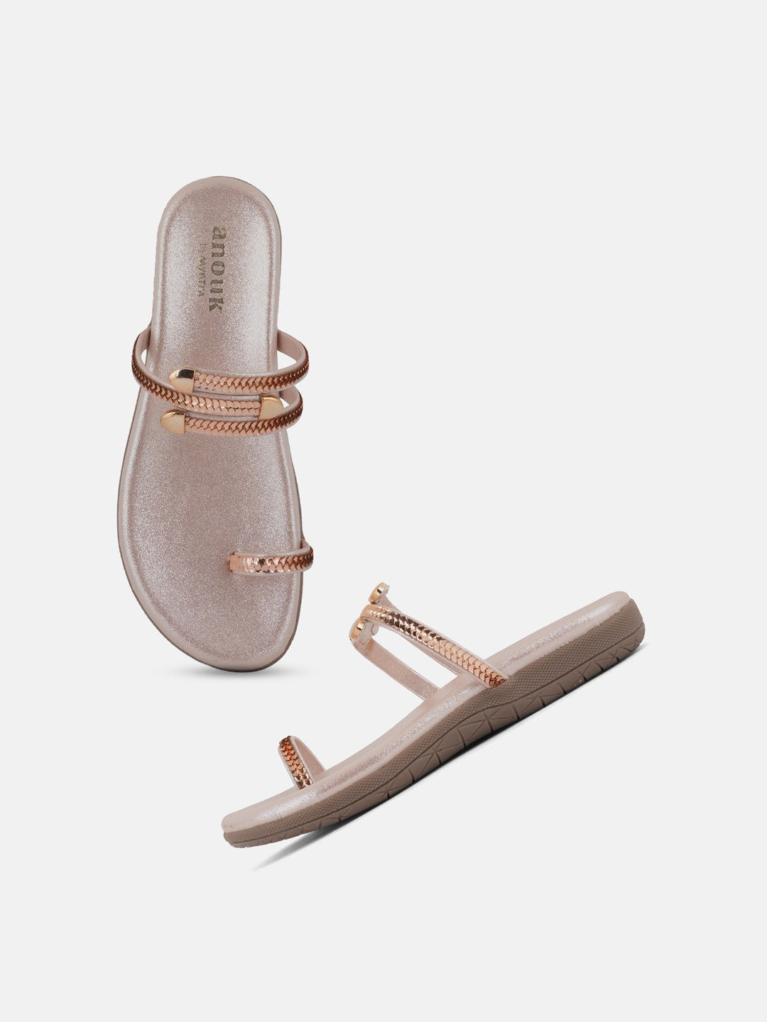 Anouk Embellished One Toe Flats