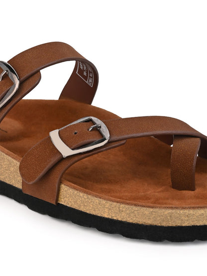 Mast & Harbour Women Suede Comfort Sandals