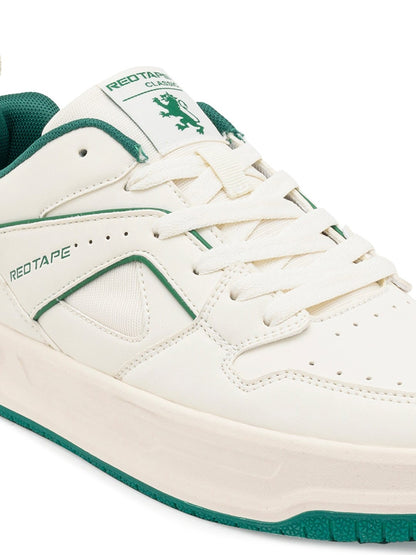 Red Tape Perforations Sneakers